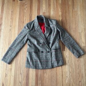 Nasty Gal Plaid Blazer